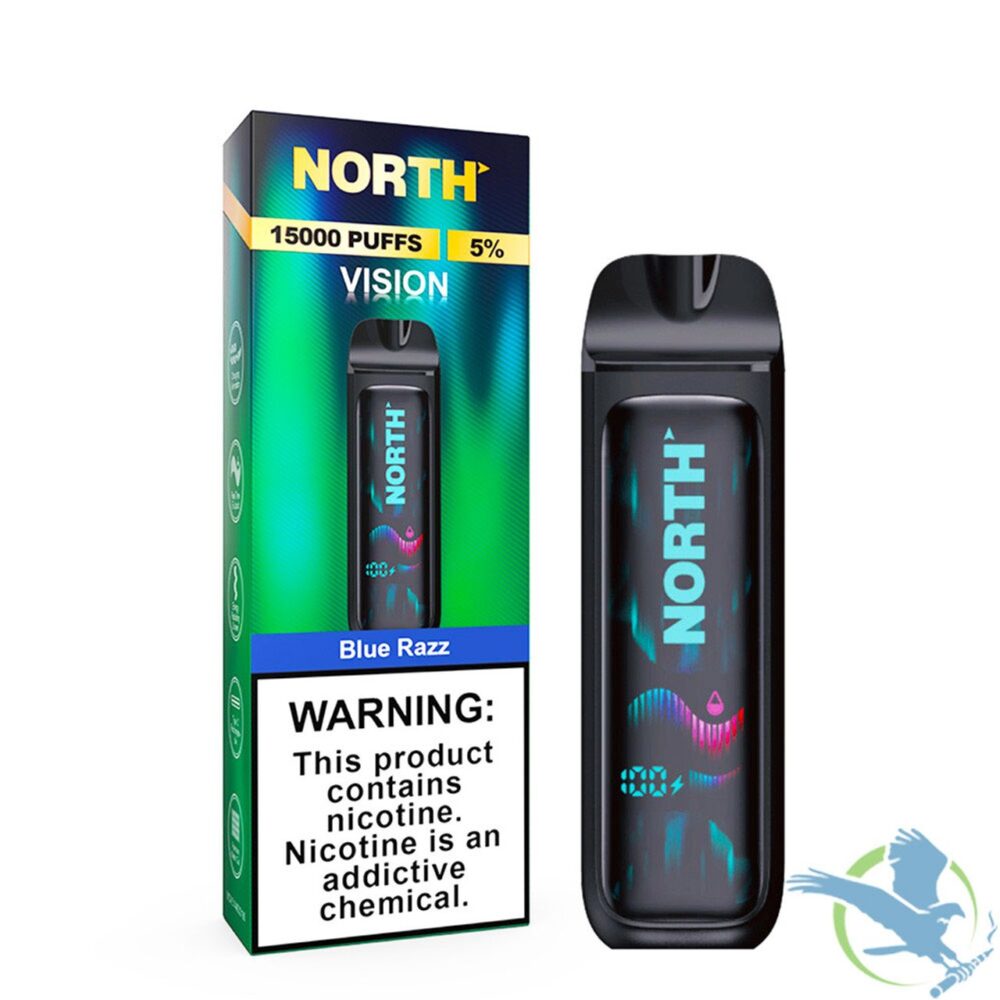 North Vision 15K Puffs 15ML Disposable Device With Visionary Mesh Coil & Energy Radiating Screen - Display of 5 - Image 3
