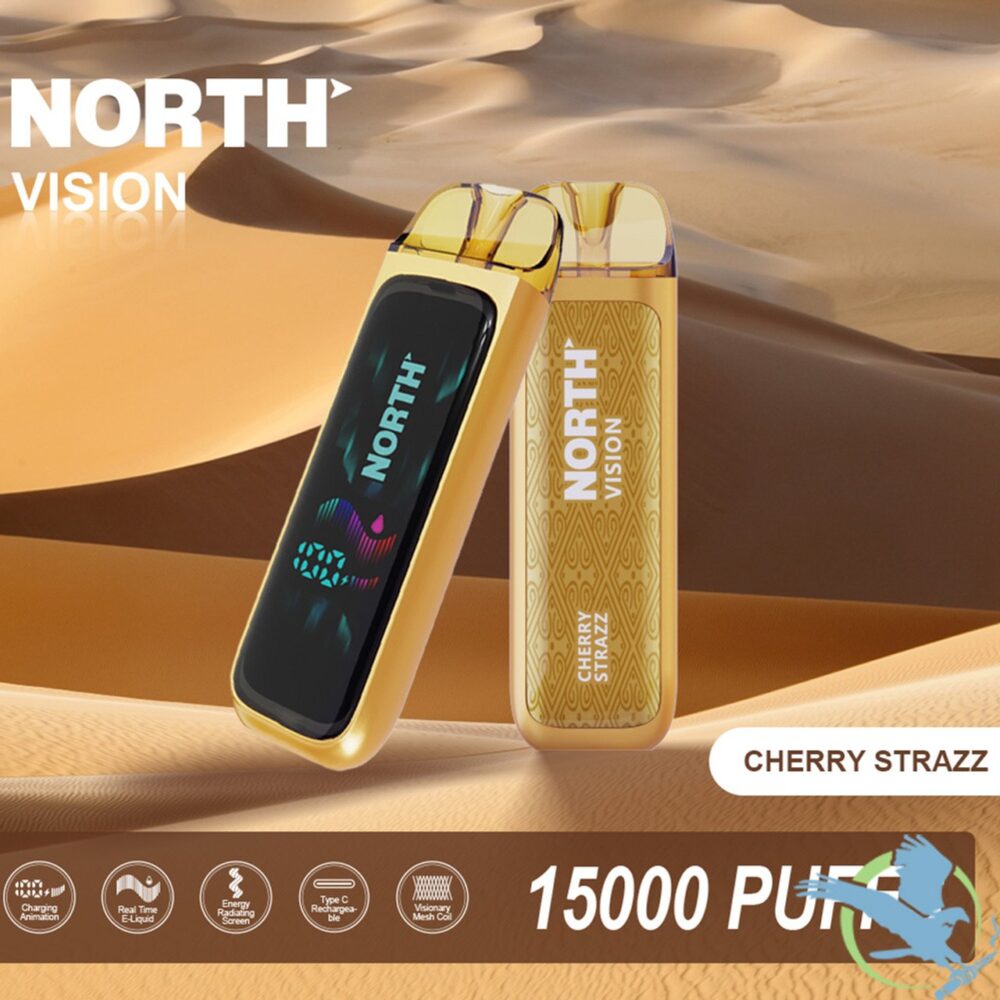 North Vision Habibi Edition 15K Puffs 15ML Disposable Device With Visionary Mesh Coil & Energy Radiating Screen - Display of 5 - Image 4