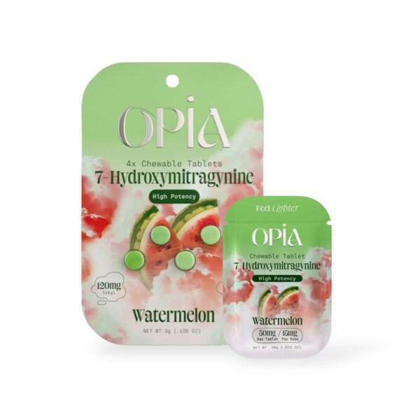 Opia 7-OH High Potency Chewable Tablets Watermelon 30mg