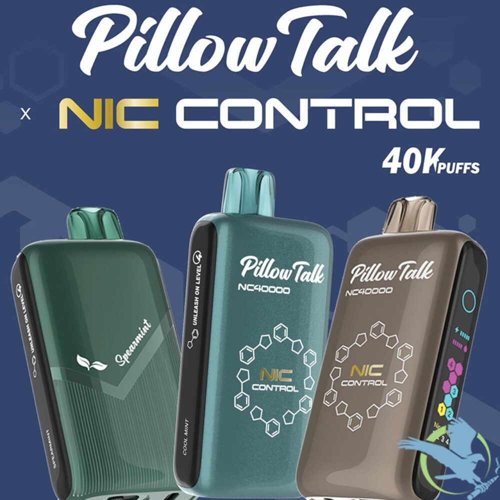 Pillow Talk Nic Control NC40000 Puffs 20ML Disposable Device With Touch To Adjust Nic Level & LED Screen - Display of 5 - Image 5