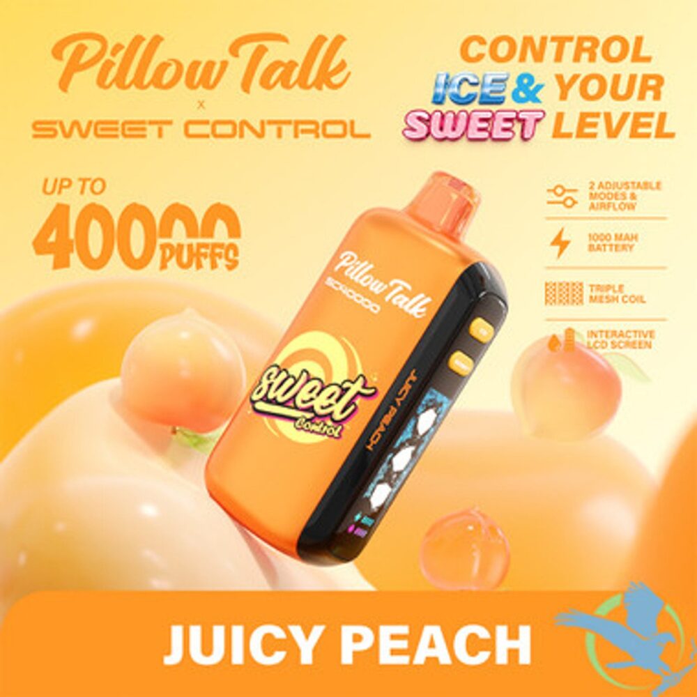 Pillow Talk Sweet Control SC40000 Puffs 20ML Disposable Device With Ice & Sweet Control - Display of 5 - Image 5