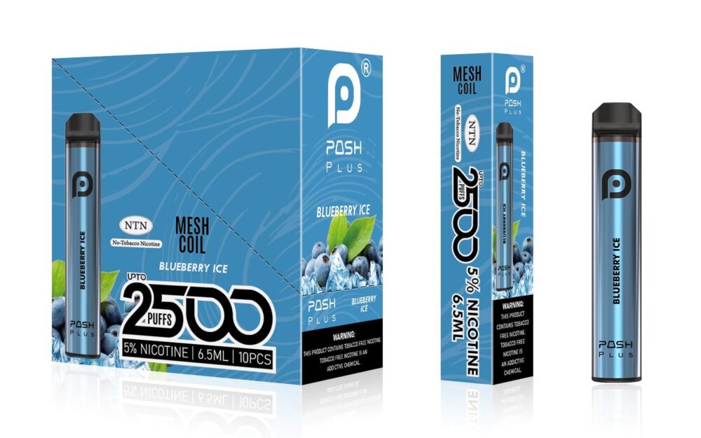 POSH PLUS XL 4.5% NIC RECHARGEABLE DISPOSABLE 2500 PUFFS 6.5 ML - Image 4
