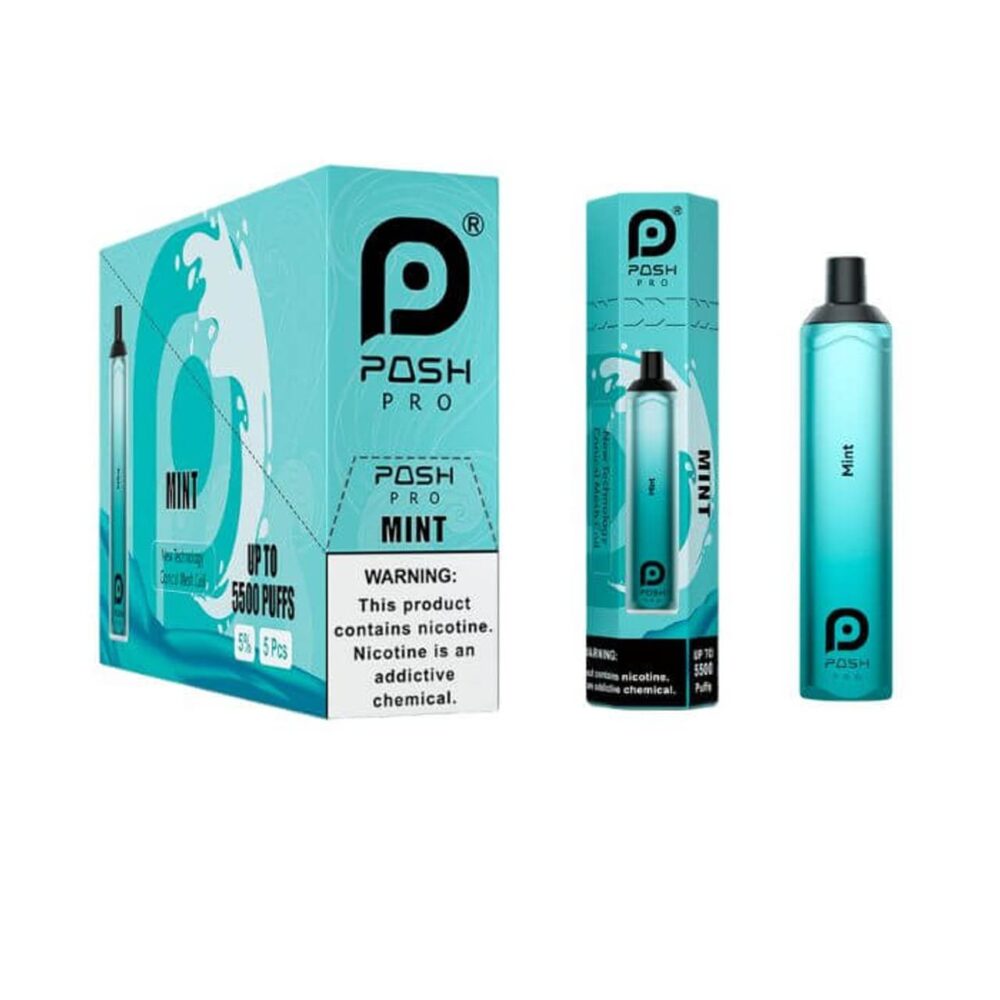 POSH PRO DISPOSABLE DEVICE 5500 PUFFS 14.5 ML 5CT DISPLAY - Image 3