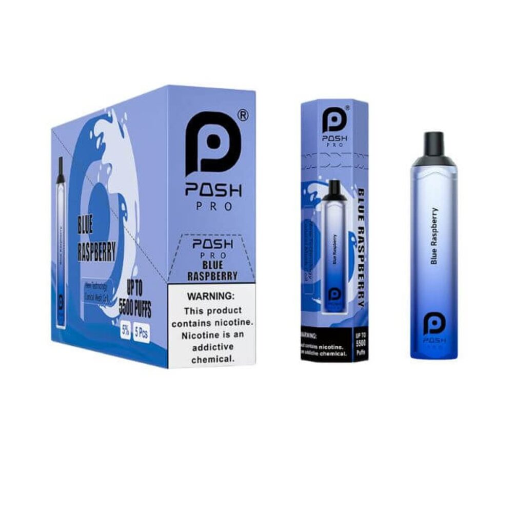 POSH PRO DISPOSABLE DEVICE 5500 PUFFS 14.5 ML 5CT DISPLAY - Image 2