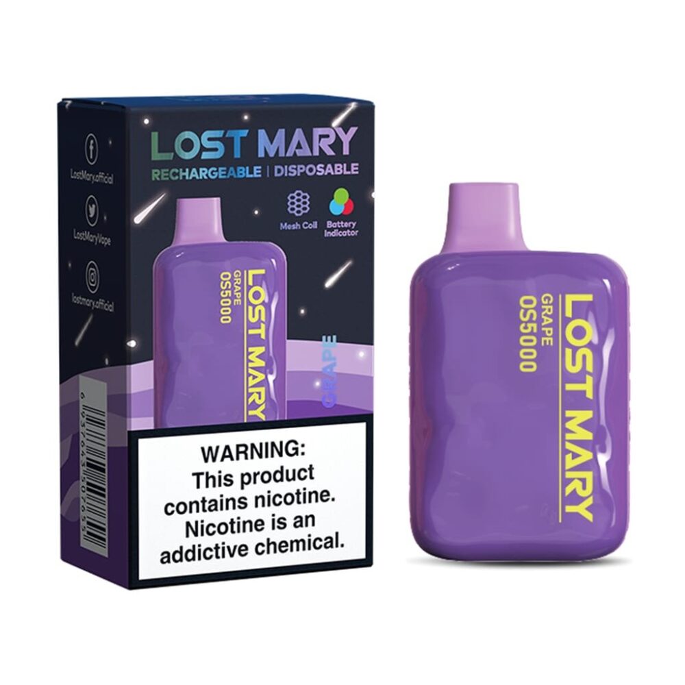 LOST MARY 5000 PUFFS DISPOSABLE VAPE - Image 3