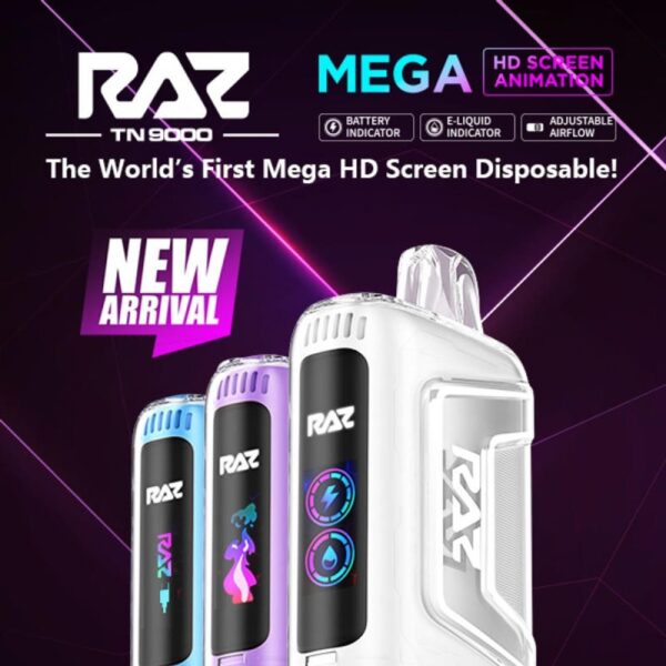 RAZ TN 9000 Puffs DISPOSABLE VAPE