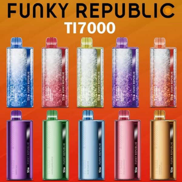 Funky Republic Ti 7000 Disposable Vape by Elf Bar