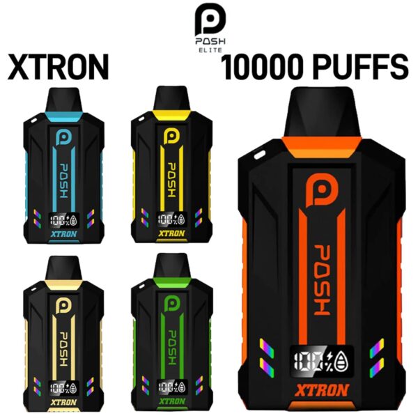 POSH XTRON 5% NIC 10000 PUFFS RECHARGEABLE DISPOSABLE VAPE
