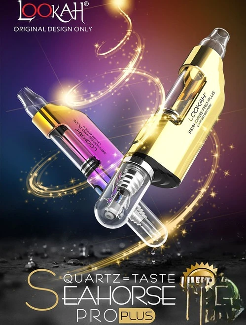 Lookah Seahorse Pro Plus mAh Preheat VV Dab Pen Vaporizer Starter Kit