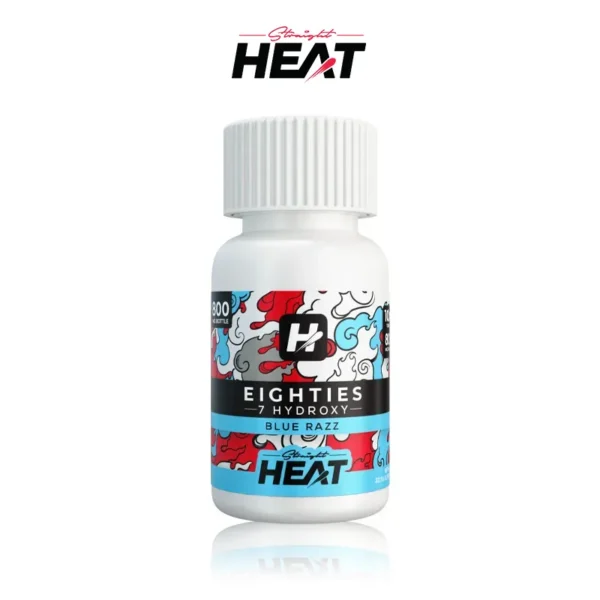 STRAIGHT HEAT EIGHTIES 7 HYDROXY KRATOM TABLETS 80MG/10CT/JAR