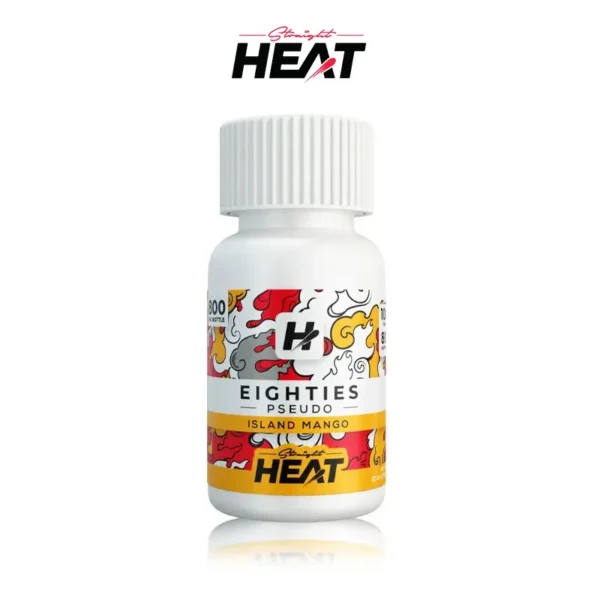 STRAIGHT HEAT EIGHTIES PSEUDO KRATOM TABLETS 80MG/10CT/JAR