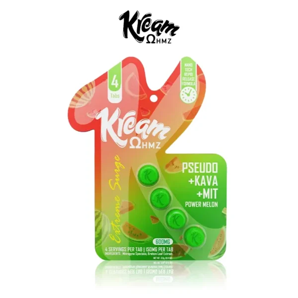KREAM ΩHMZ PSEUDO + KAVA + MIT KRATOM TABLETS 150MG/4CT/10PK