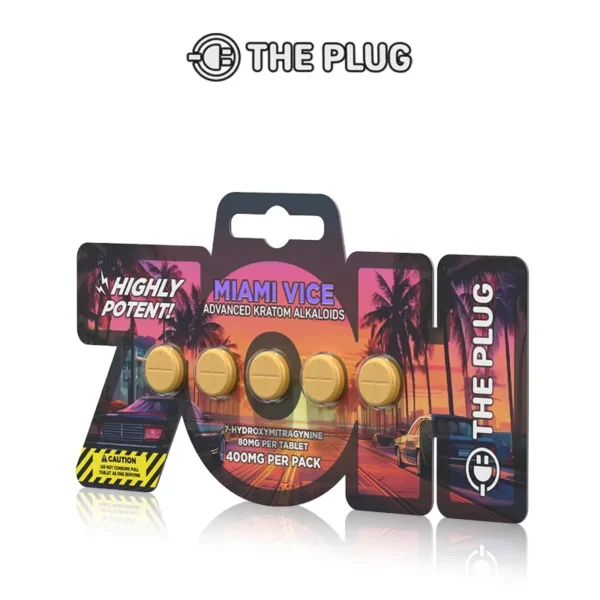 THE PLUG 7 HYDROXY KRATOM TABLETS 80MG/5CT/10PK