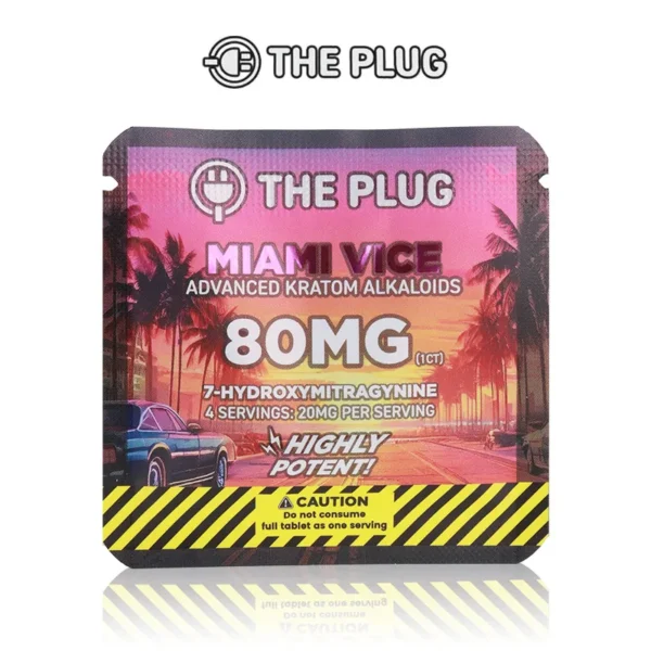 THE PLUG 7 HYDROXY KRATOM TABLETS 80MG/1CT/50PK