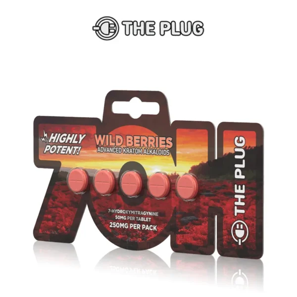 THE PLUG 7 HYDROXY KRATOM TABLETS 50MG/5CT/10PK