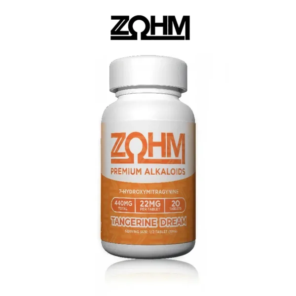 ZΩHM 7 HYDROXY KRATOM TABLETS 22MG/20CT/6PK