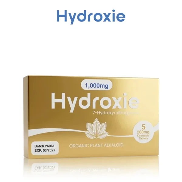 HYDROXIE 7 HYDROXY CHEWABLE KRATOM TABLETS 200MG/5CT/10PK - GOLD