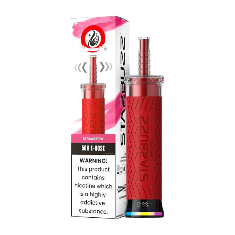 STARBUZZ E-HOSE 50000 PUFFS DISPOSABLE VAPE 5CT/DISPLAY